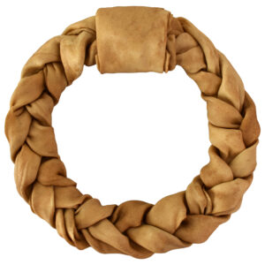 Rawhide Wreath Flat Braided Chicken color