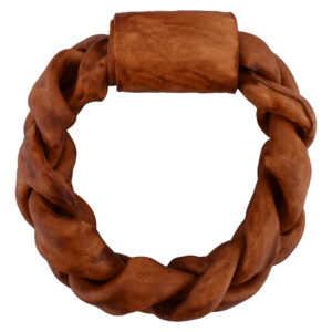 Rawhide Wreath Vertical Braided Beef color