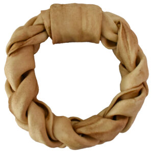 Rawhide Wreath Vertical Braided Chicken color